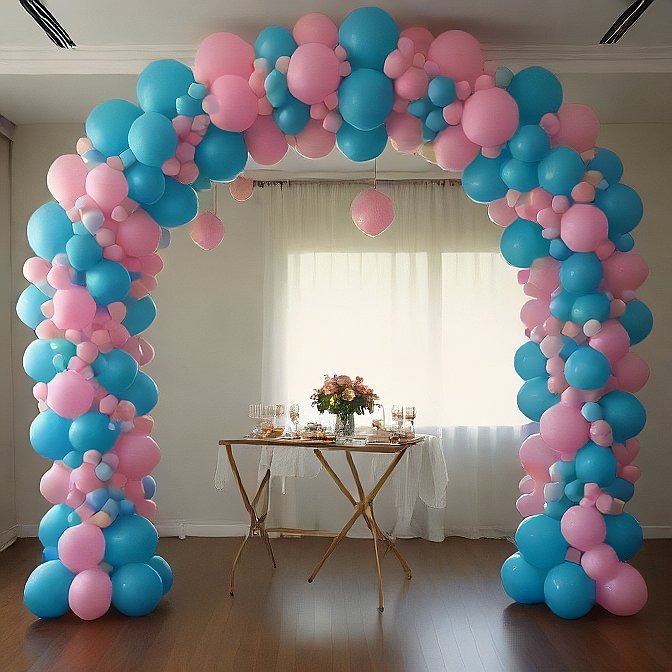 Baby Shower Balloon Arch Ideas 