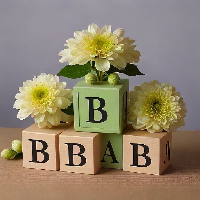 Baby Shower Centerpiece