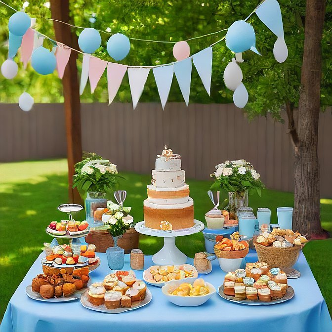 Backyard Baby Shower Ideas 