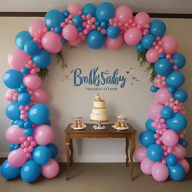 Baby Shower Balloon Arch Ideas 