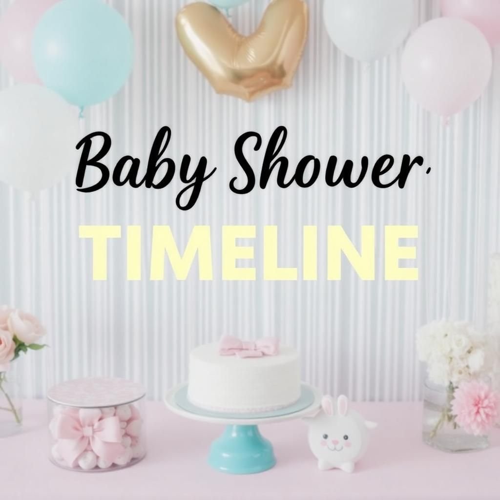 Baby Shower Timeline