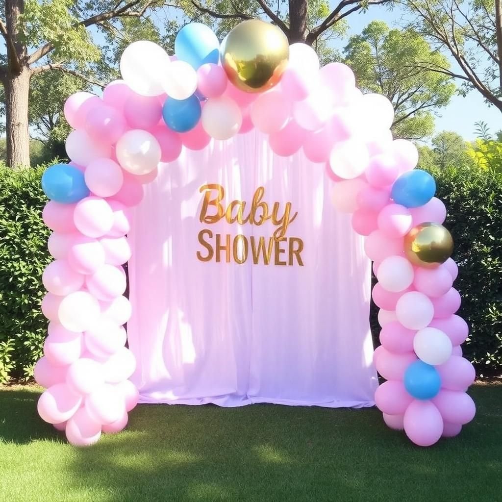 Baby Shower Balloon Arch Ideas