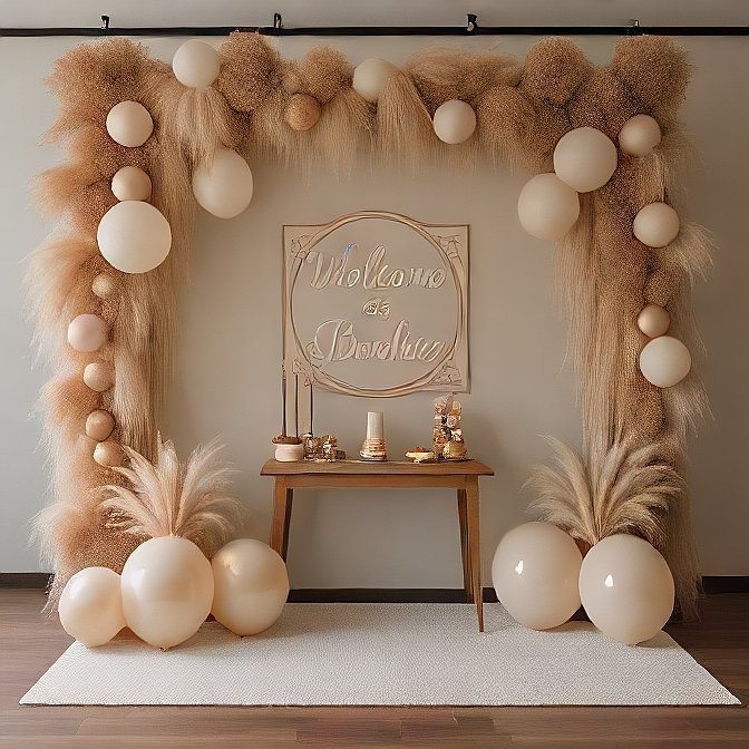 baby shower backdrop ideas