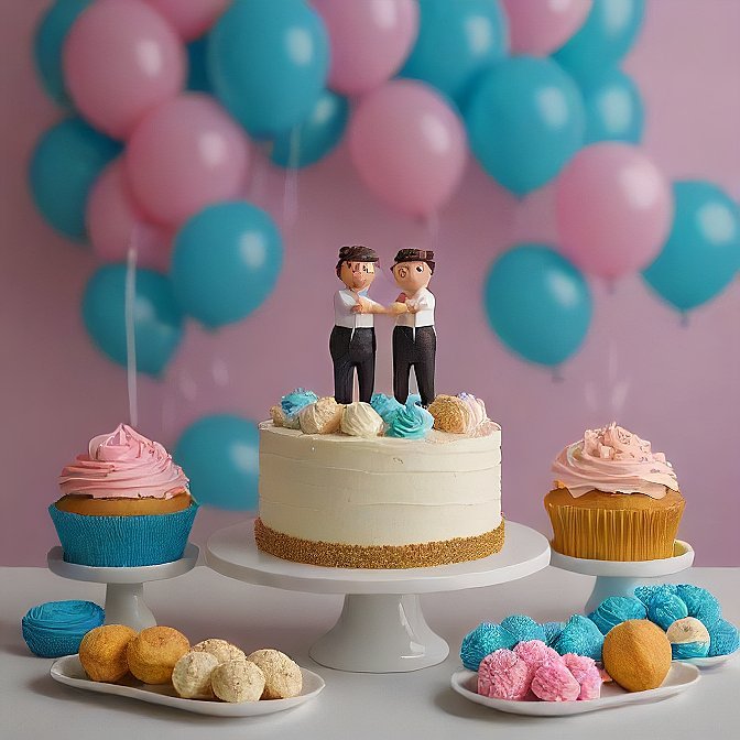 Gender Reveal and Baby Shower Combo 