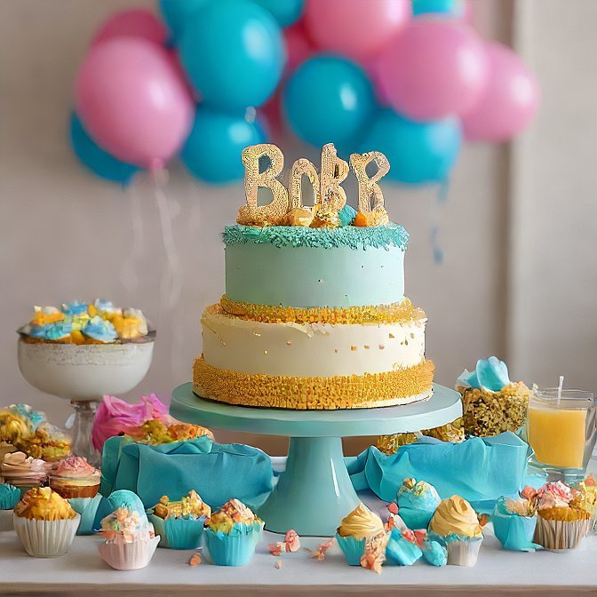 Gender Reveal and Baby Shower Combo 