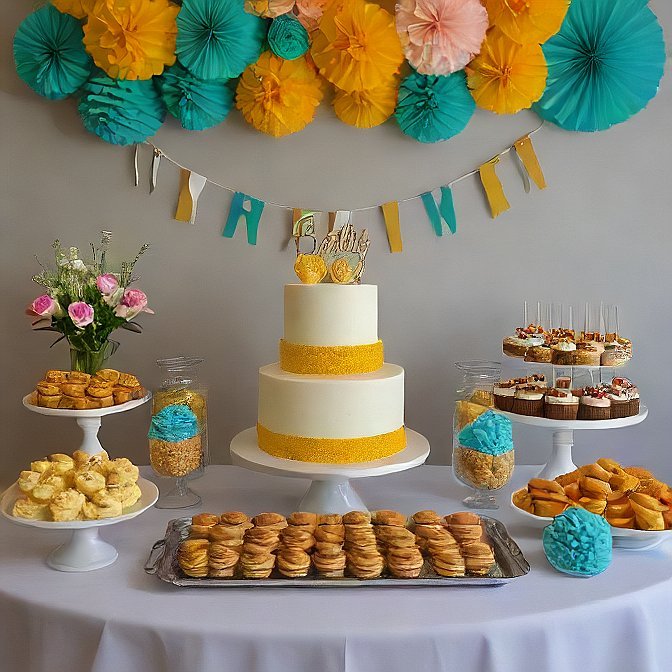 DIY Baby Shower Dessert Table