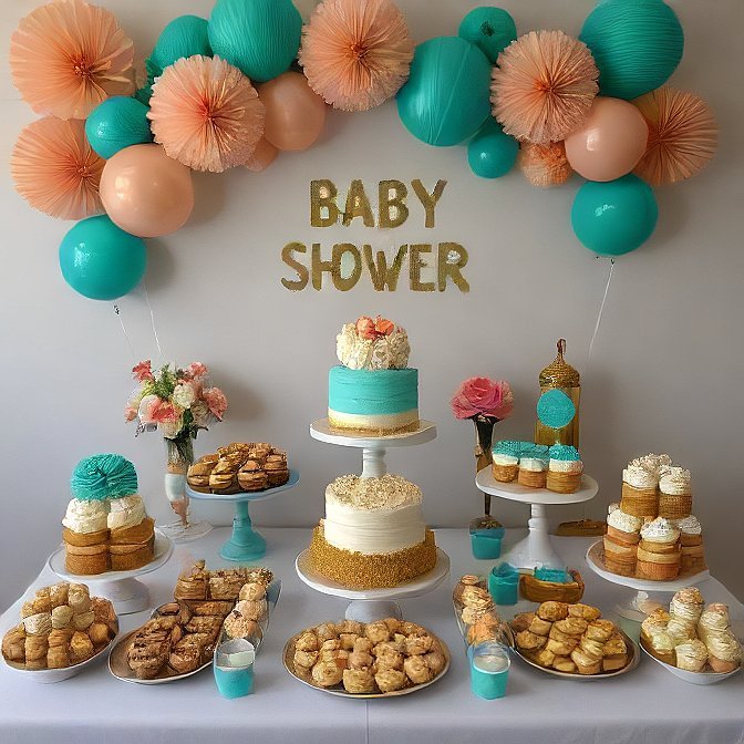 DIY Baby Shower Dessert Table